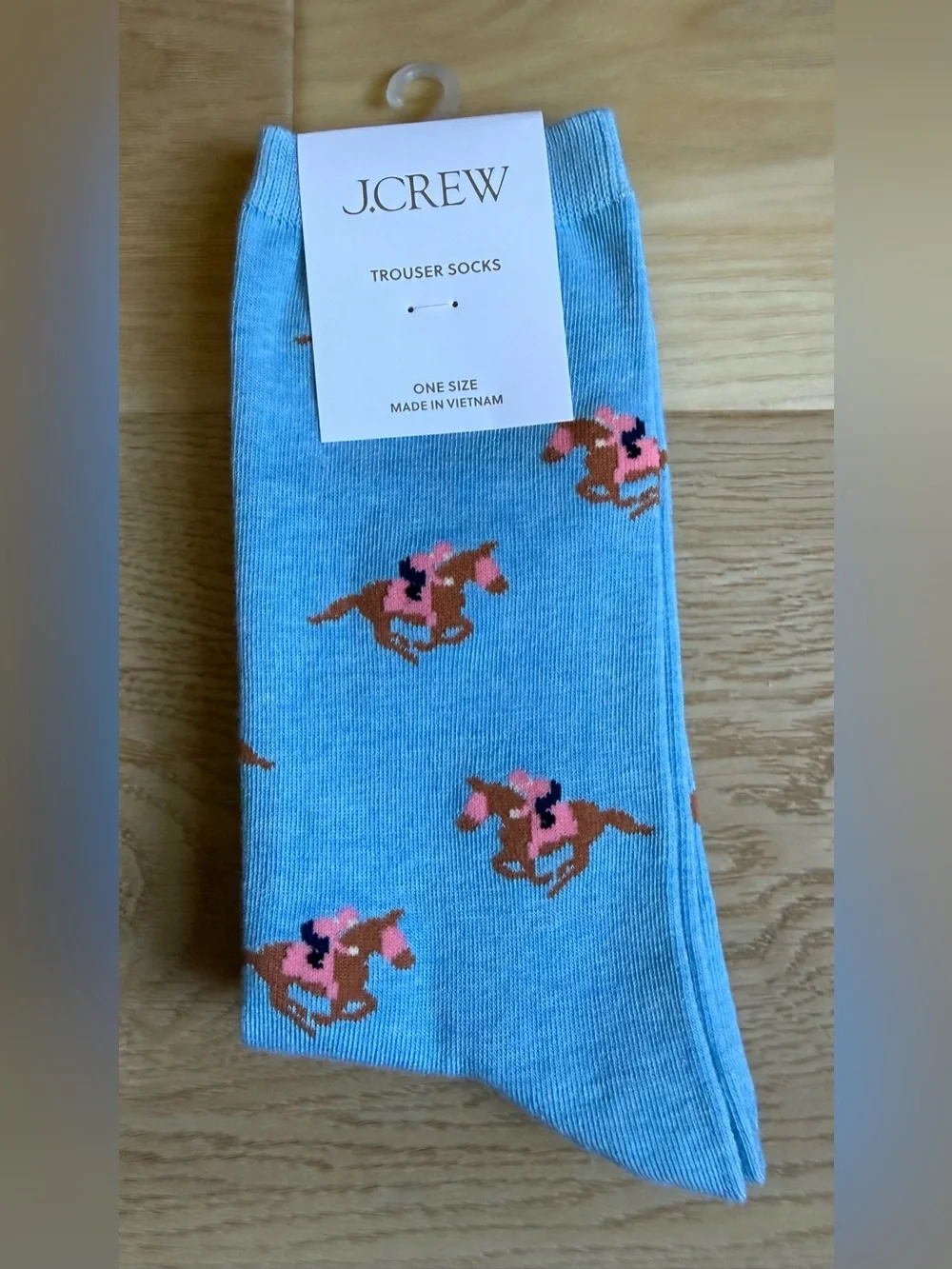J. Crew Women’s Derby horse trouser socks CH519 - NWT
